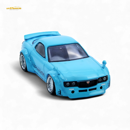 INNO64 Mazda RX7 FD3S Pandem Tiff Blue 1:64