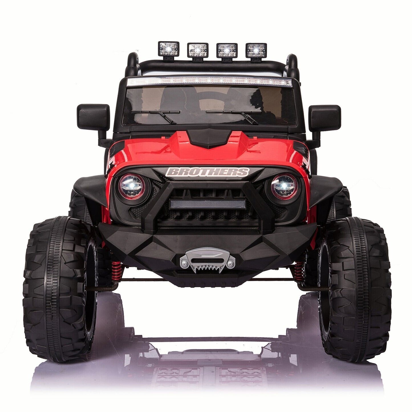 24V Electric Ride On Jeep Toy Car with USB, Bluetooth, and Remote Control for Kids