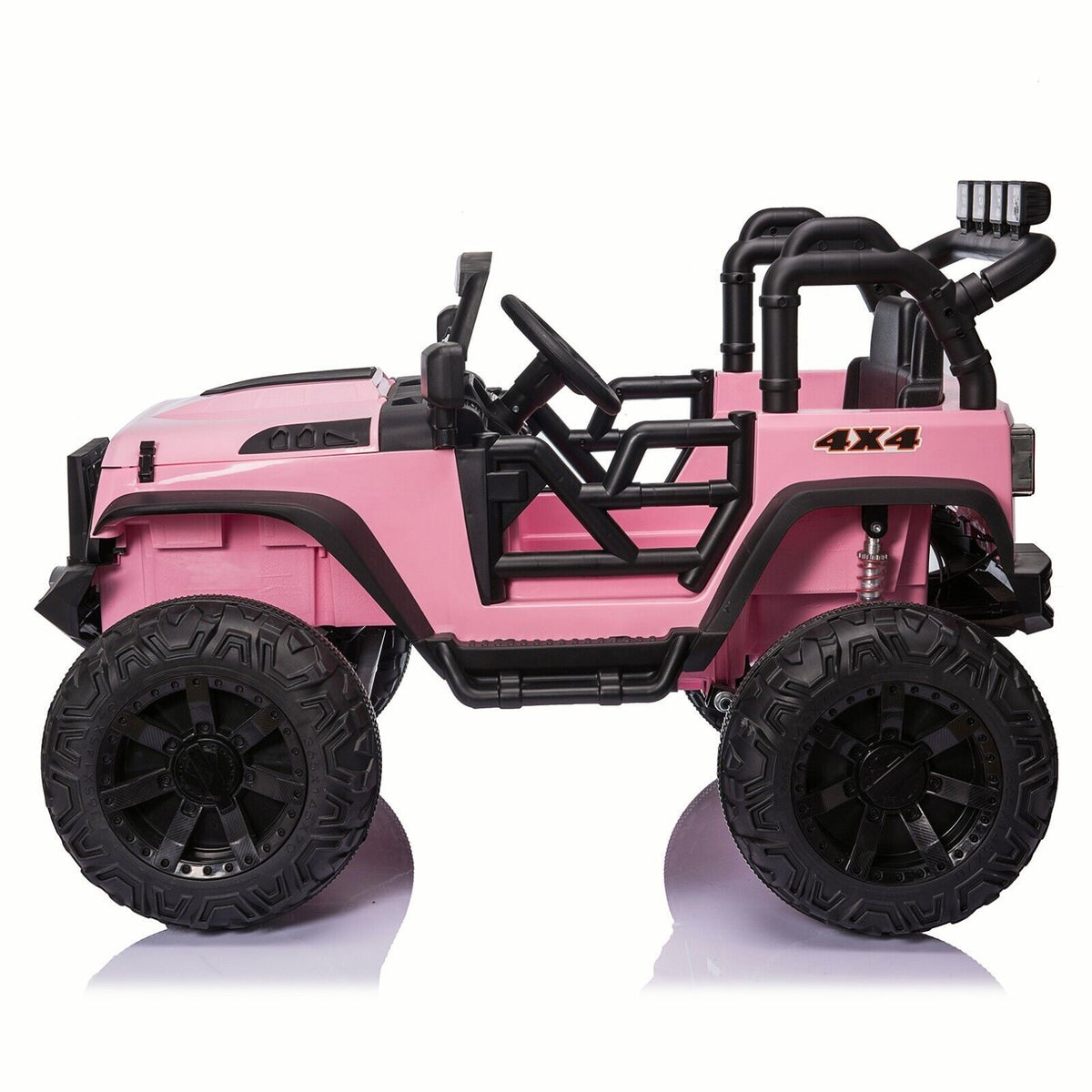 24V Electric Ride On Jeep Toy Car with USB, Bluetooth, and Remote Control for Kids