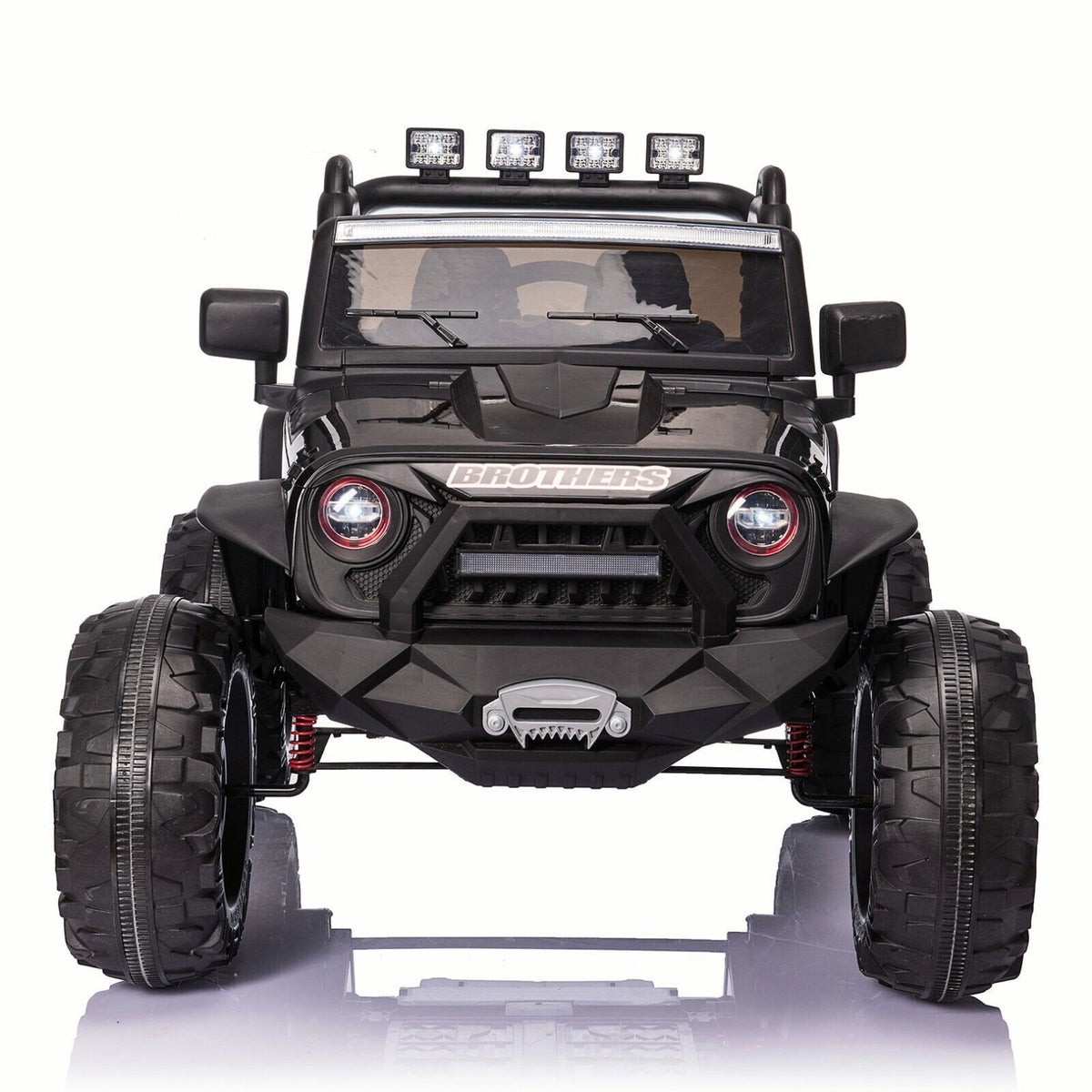New 24V Electric Ride-On Jeep Toy Car with Remote Control and Bluetooth Connectivity for Kids