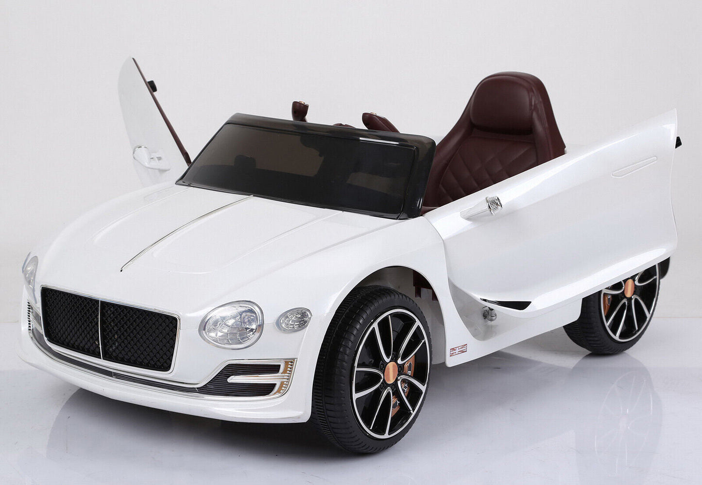 Bentley Kids Electric Ride On Car Toy Racer with 2-Speed and Remote Control - Licensed US Version