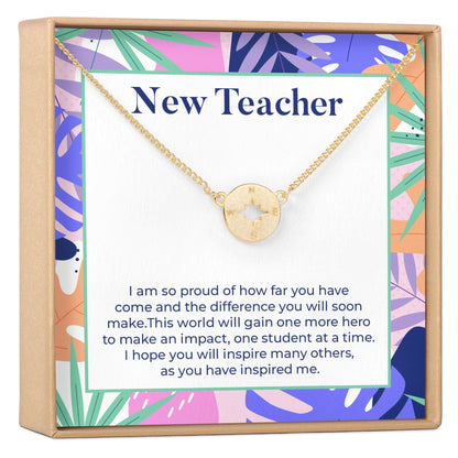 New Teacher Necklace, Multiple Styles Jewelry