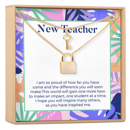 New Teacher Necklace, Multiple Styles Jewelry