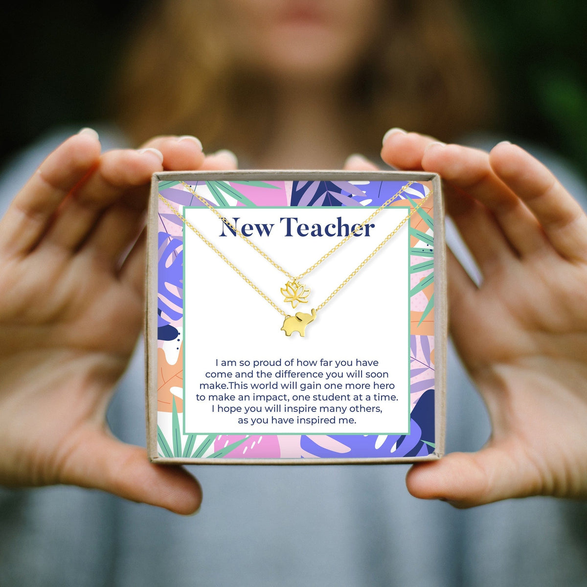 New Teacher Necklace, Multiple Styles Jewelry