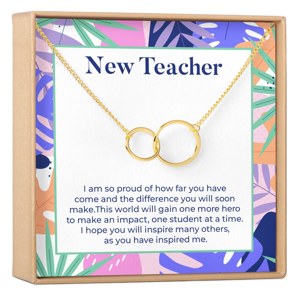 New Teacher Necklace, Multiple Styles Jewelry