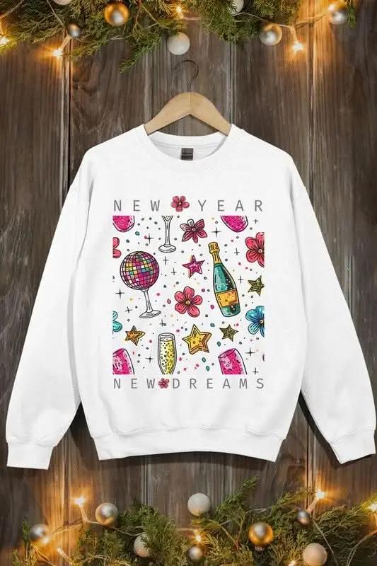 Color Bear Graphic Fleece Sweatshirt Unisex Pullover