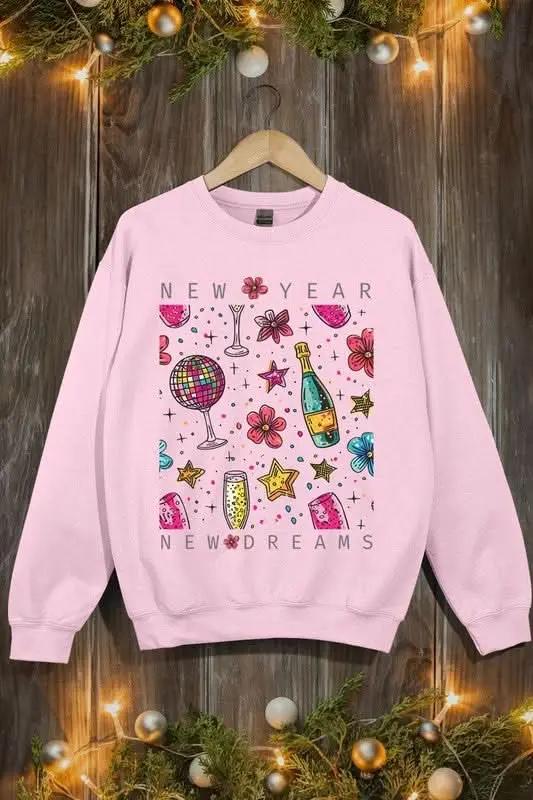 Color Bear Graphic Fleece Sweatshirt Unisex Pullover