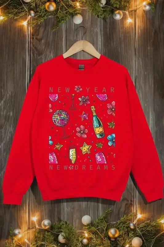 Color Bear Graphic Fleece Sweatshirt Unisex Pullover