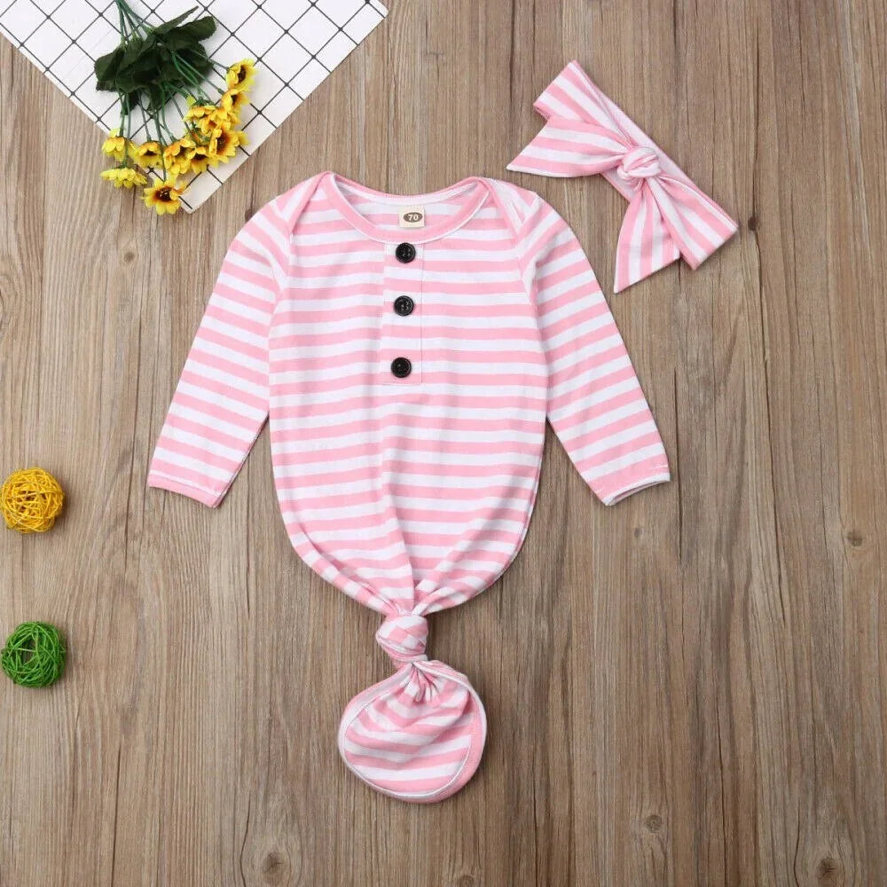Newborn Baby Sleeper Nightgown - # BAAA81810001