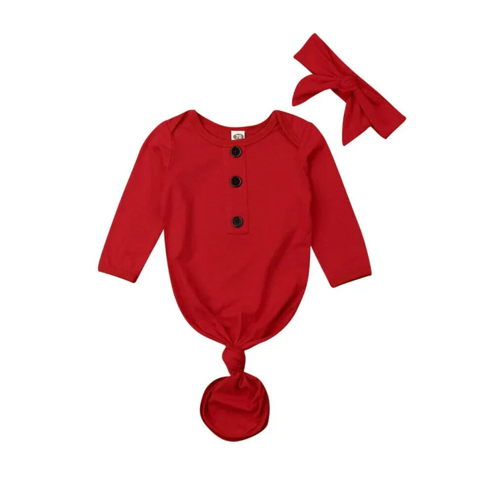 Newborn Baby Sleeper Nightgown - # BAAA81810001