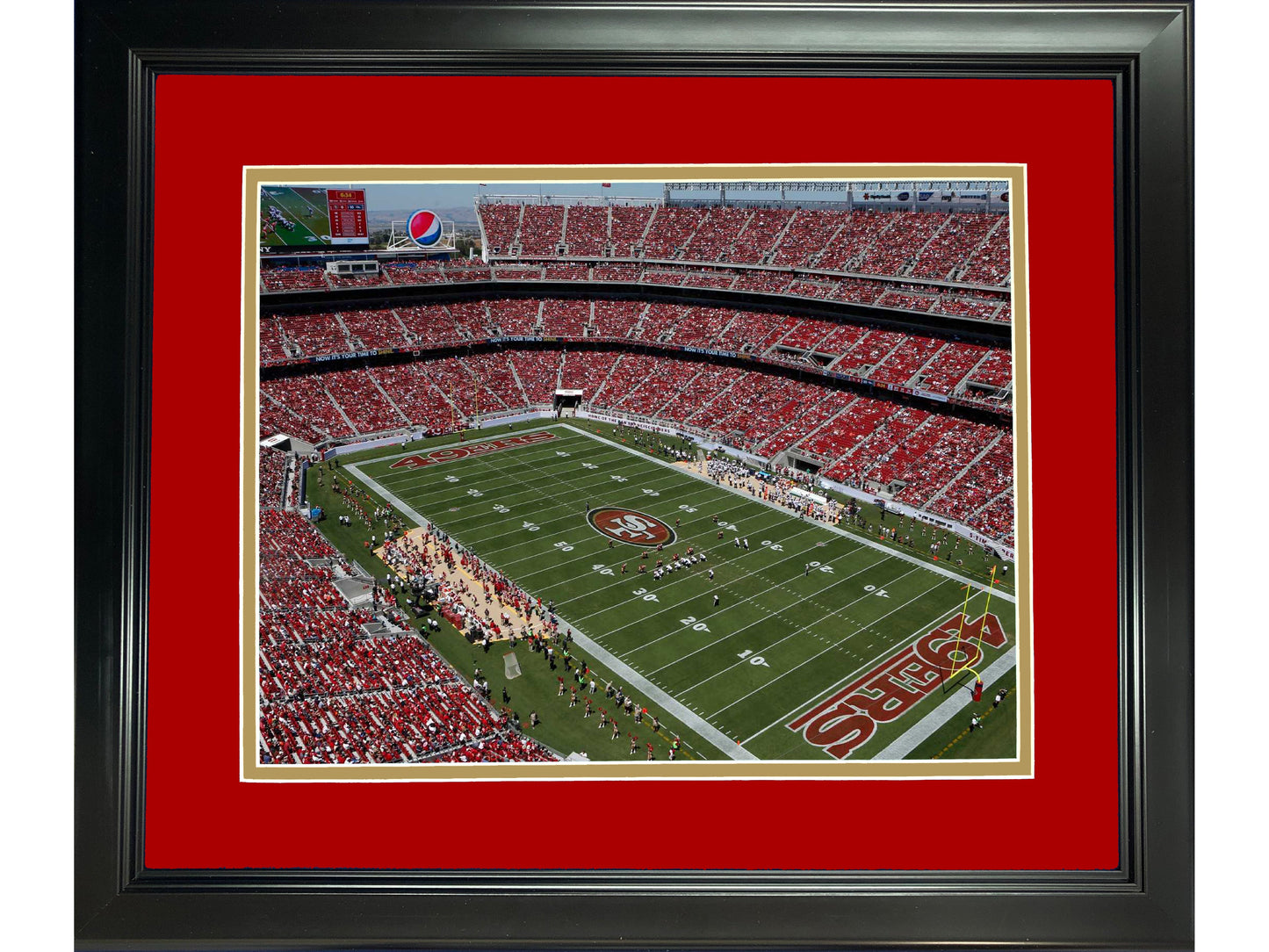 Framed Levi's Stadium San Francisco 49'ers 11"x14" Football Photo Professionally Matted