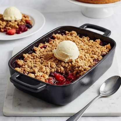 Enameled Cast Iron Roasting Pan, 12x8"