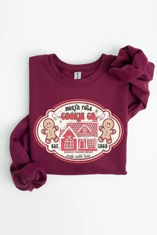 Color Bear Gingerbread Sweatshirt Unisex Fleece Crewneck