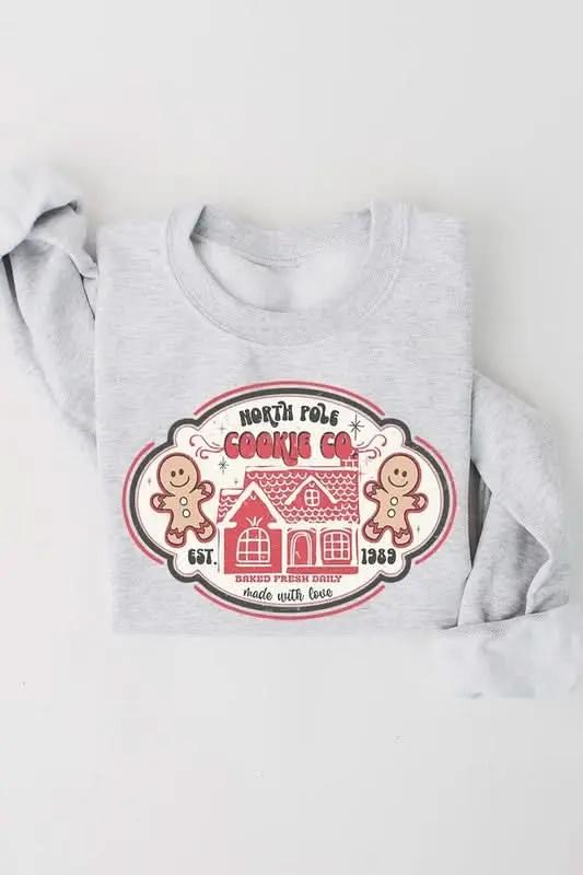 Color Bear Gingerbread Sweatshirt Unisex Fleece Crewneck