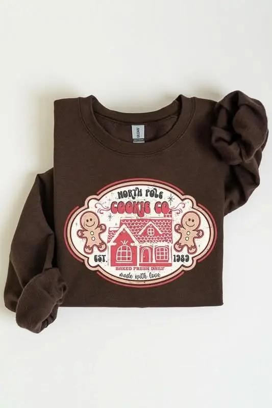 Color Bear Gingerbread Sweatshirt Unisex Fleece Crewneck