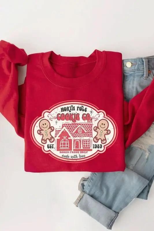 Color Bear Gingerbread Sweatshirt Unisex Fleece Crewneck