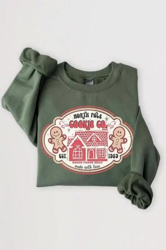 Color Bear Gingerbread Sweatshirt Unisex Fleece Crewneck