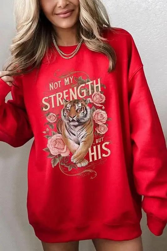 Color Bear Tiger Graphic Unisex Sweatshirt Oversized