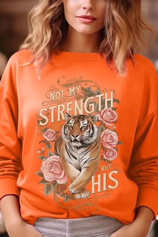 Color Bear Tiger Graphic Unisex Sweatshirt Oversized