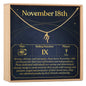 November 18th Scorpio Necklace