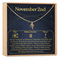 November 2nd Scorpio Necklace