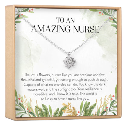 Nurse Lotus Necklace