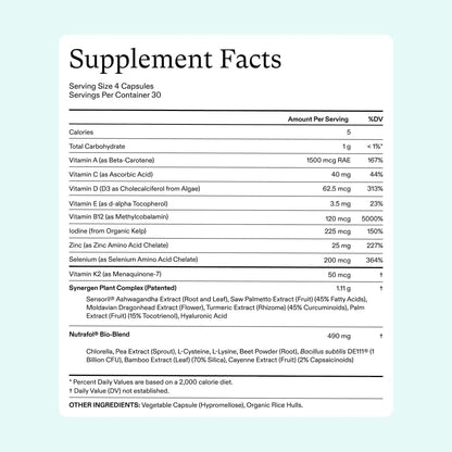 Nutrafol Women's Vegan Hair Growth Supplement Pack 3-Month Supply