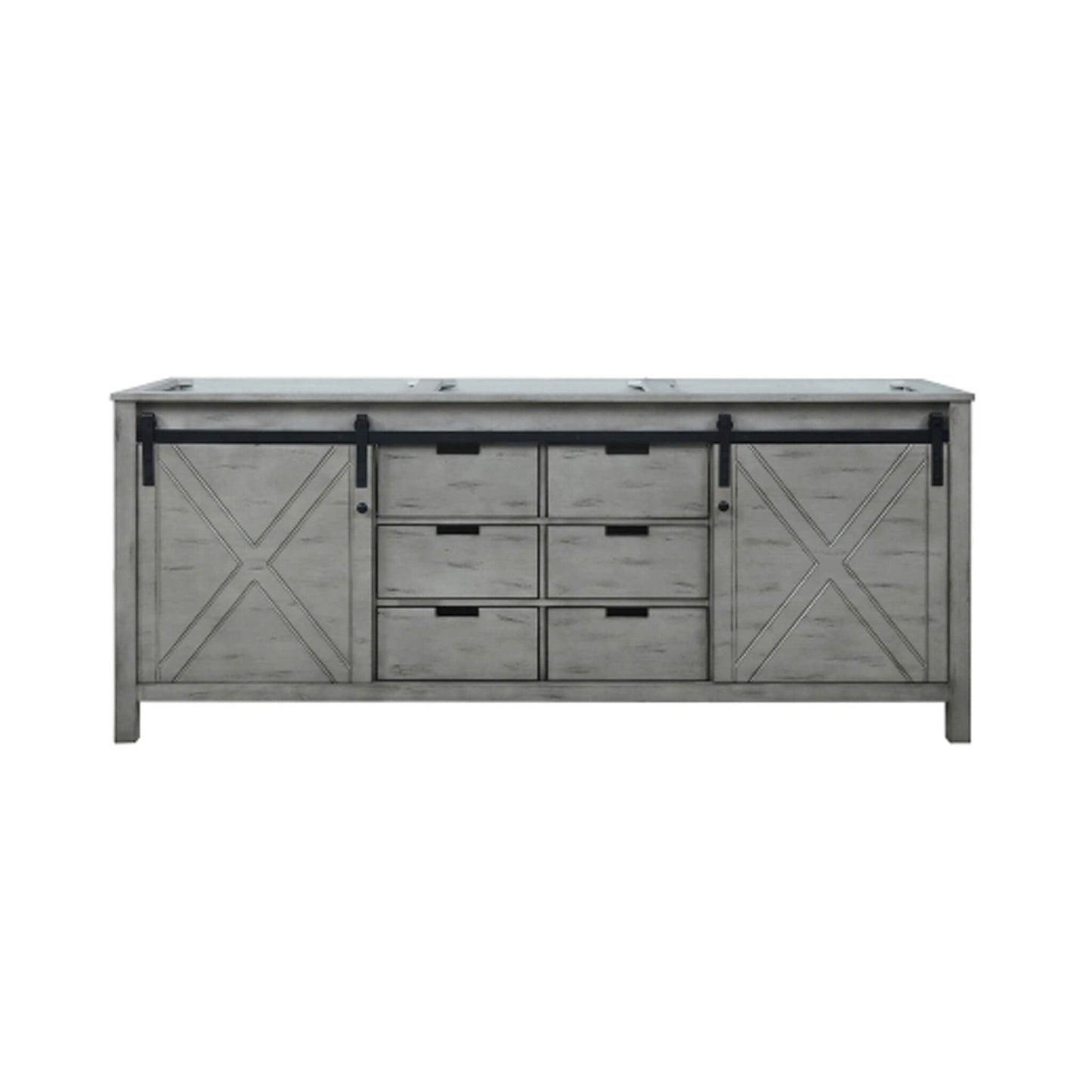 Nuvia 80-Inch Fully Assembled Double Bath Vanity With Soft Close Cabinets [No Countertop] (SAK53904)