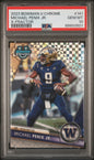 Graded 2023 Bowman U Chrome Michael Penix Jr. #141 Xfractor Rookie RC Football Card PSA 10 Gem Mint