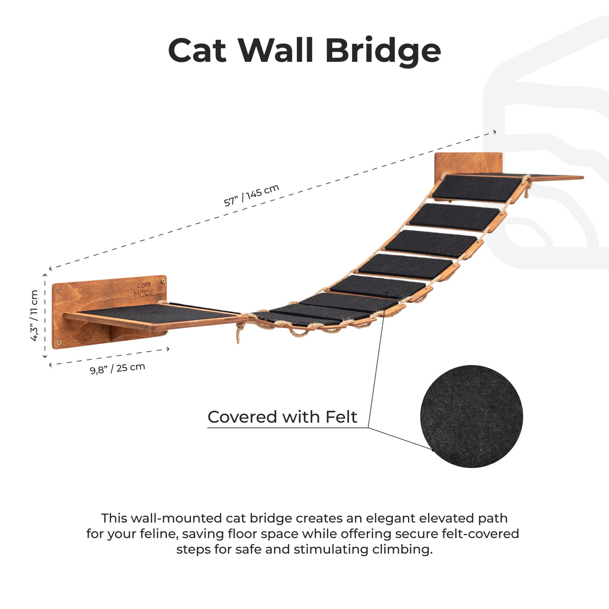 Cat Rope Bridge Oak