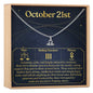 October 21st Libra Necklace