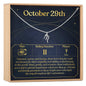 October 29th Scorpio Necklace
