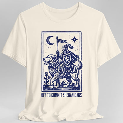 Off To Commit Shenanigans Dog T-shirt