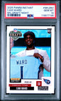 Graded 2025 Panini Instant Cam Ward #NFLDN1 NFL Draft Night Rookie RC Football Card PSA 10 Gem Mint