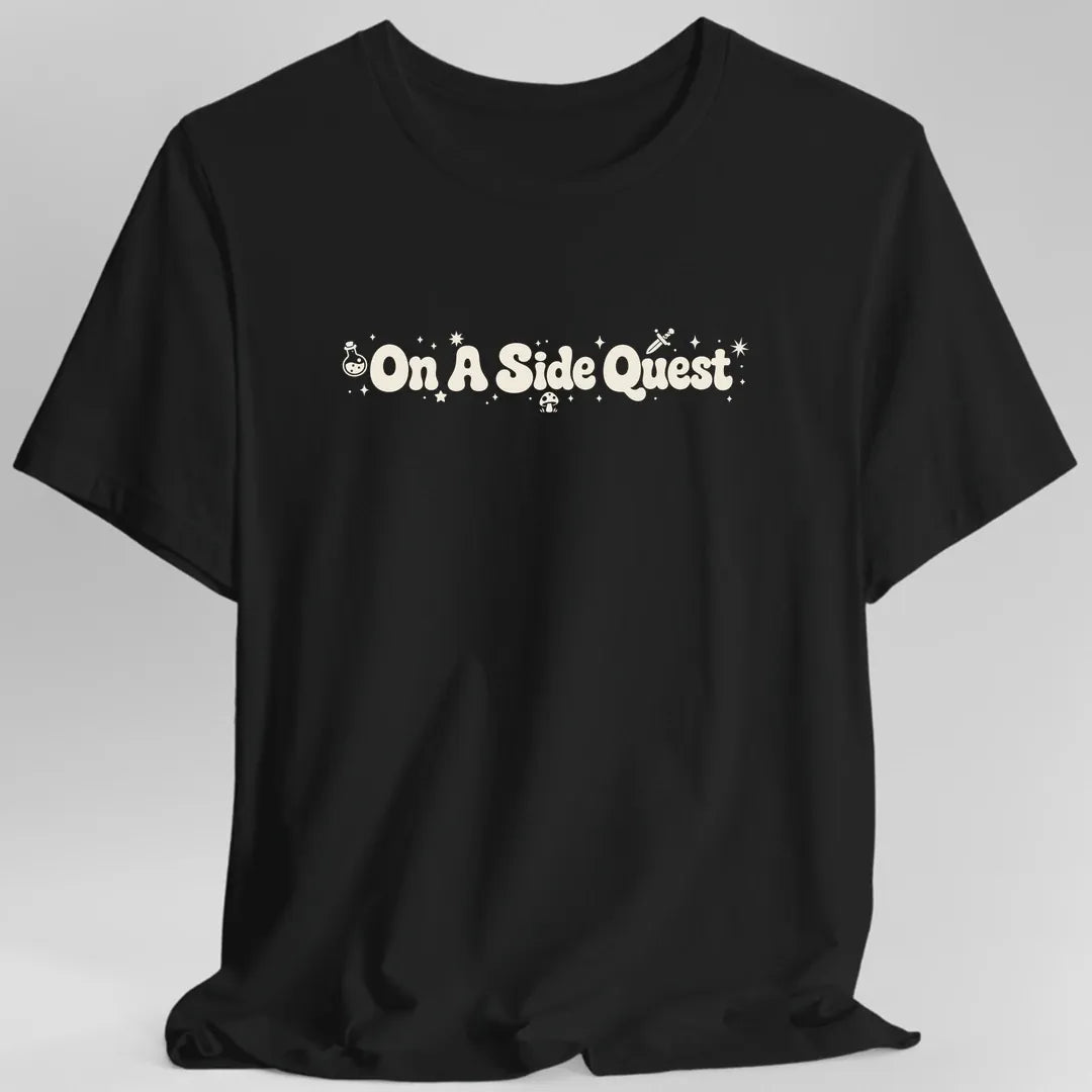 On A Side Quest Retro T-shirt