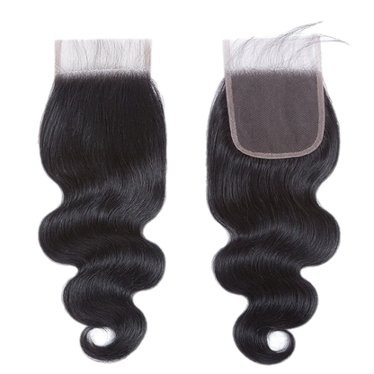 Rio Body Wavy Closure 4x4 Natural Black, 20 in