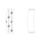 Walker Tape Super Stick Contour Tape C, 36 pc