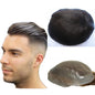 VIP Extensions Hollywood Toupee for Men, 100% Human Hair, 1B