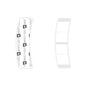 Walker Tape 1522 Clear Mini Tape Strips, 72 pc