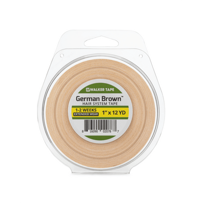 Walker Tape German Brown Liner Cloth Tape, 1/2 in x 12 yd