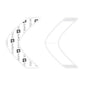 Walker Tape Super Stick Contour Tape BB, 36 pc