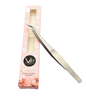VIP Extensions Eyelash Tweezers FLE020, Matte Gold Pearl
