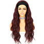 VIP Extensions Loose Body Wave Headband Wig, 26 in Burgundy