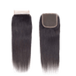 Rio Straight Closure 4x4 Natural Black, 20 in