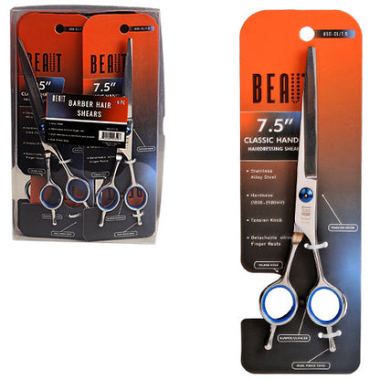 Beaut Classic Handle Hairdressing Shears with Tension Knob, 7.5 in