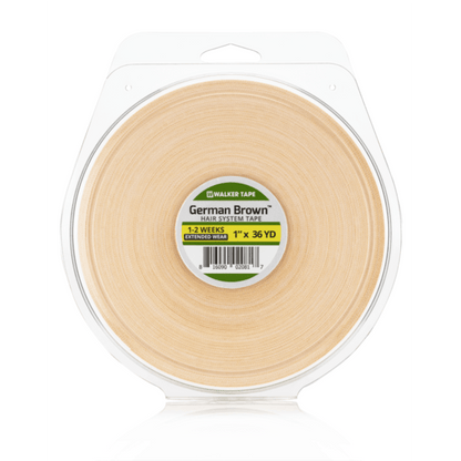 Walker Tape German Brown Liner Cloth Tape, 1/2 in x 12 yd