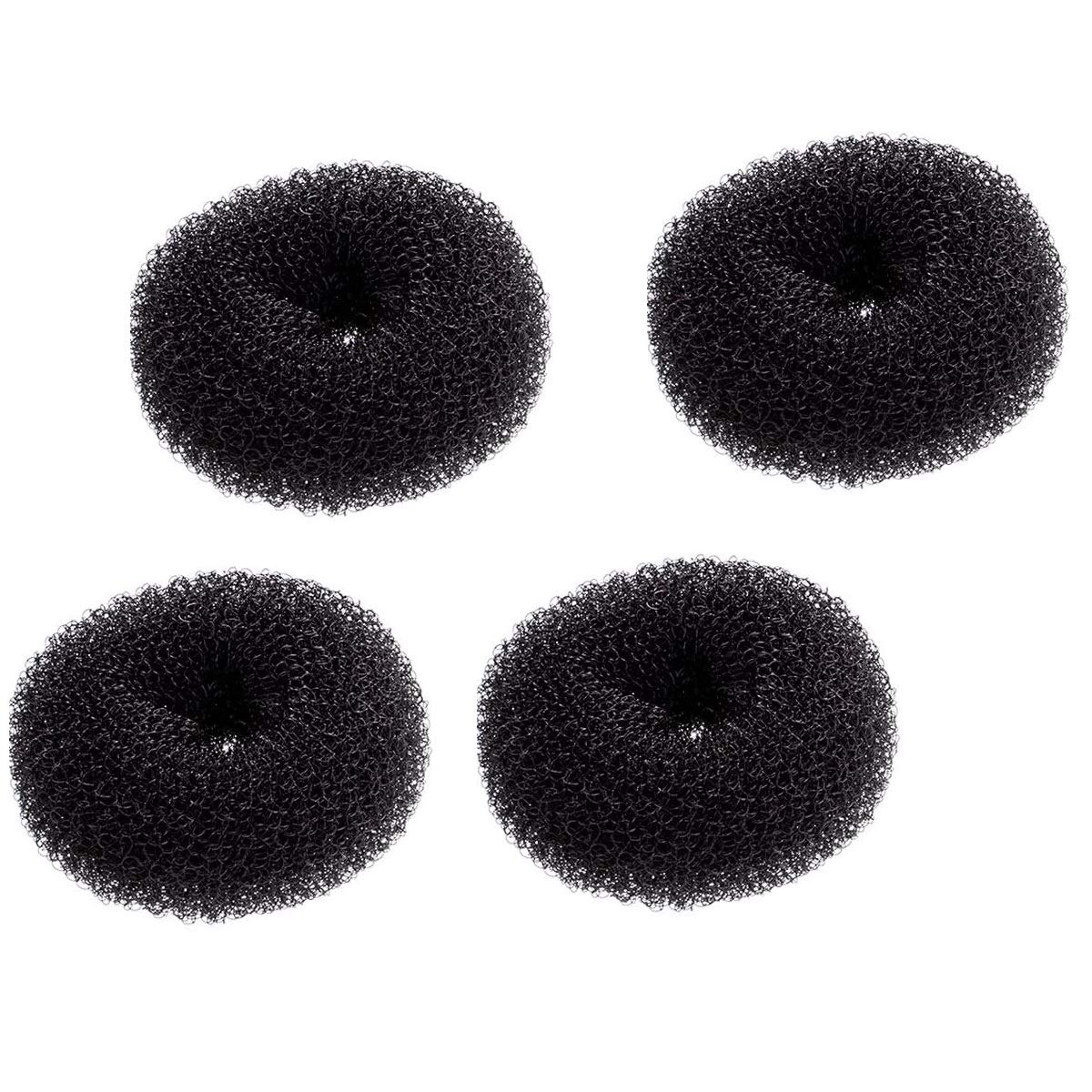 VIP Extensions Hair Bun Maker Donut, Large Brown