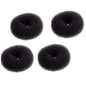 VIP Extensions Hair Bun Maker Donut, Large Black