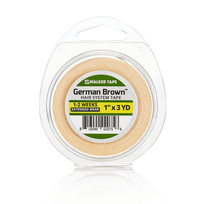Walker Tape German Brown Liner Cloth Tape, 1/2 in x 12 yd