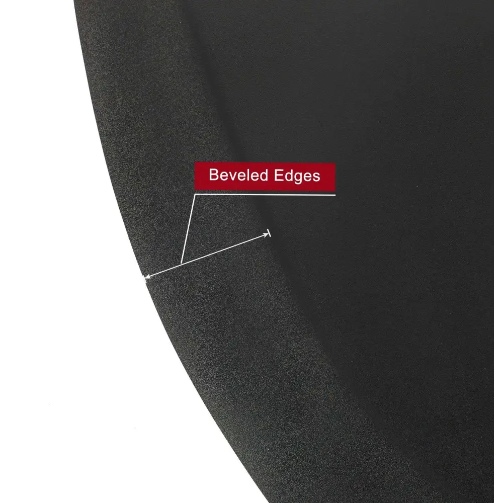 Outer Circle Black Salon Mat